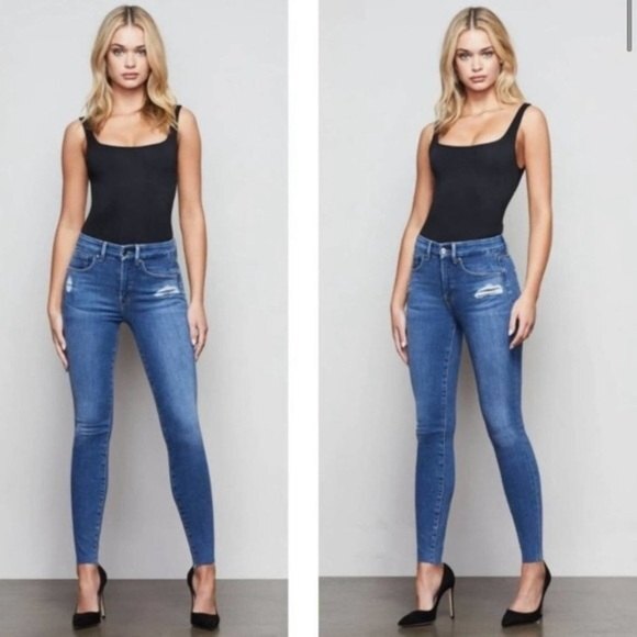 New‎ Good American Good Legs Zebra Pockets Size 00/24 - Picture 1 of 8